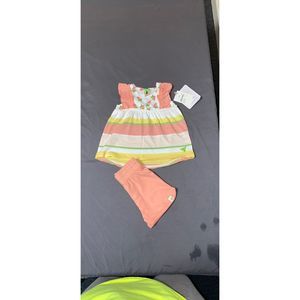 Burts Bees Baby Watermelon Shorts Set